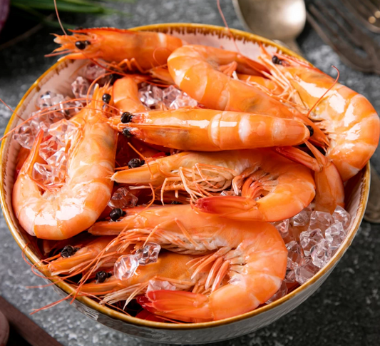 ALPENGARNELEN - SPEZIELL VORGEKOCHT - 1 kg SCHOCKGEFROSTET