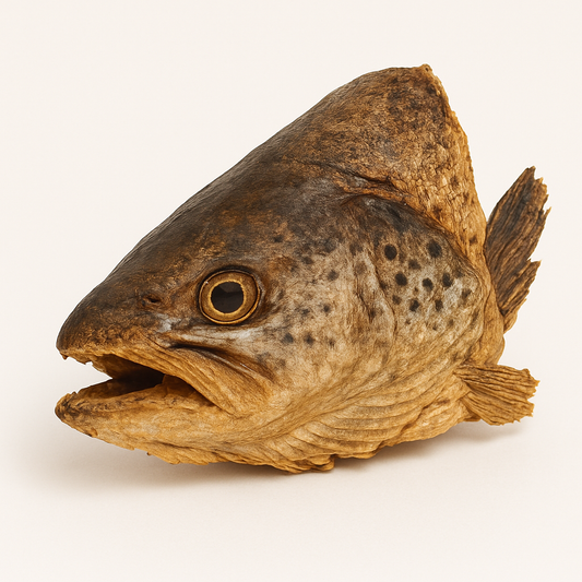 Hundesnack getrockneter Lachskopf 2 Stück ca. 500–700 g TK Ware