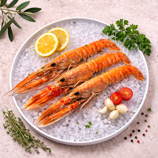 XXL Scampi / Kaisergranat ganz 1 kg (4-8 Stk. / kg)