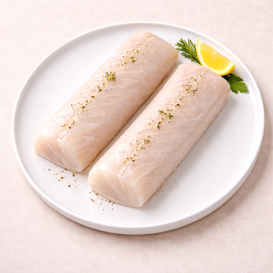 2 große Kabeljau Loin/Steak 720-760g - nachhaltiger Fang