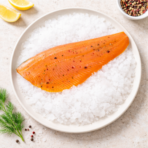 Tiroler "lachsrote" FORELLENFILET kaltgeräuchert 220 - 260gr