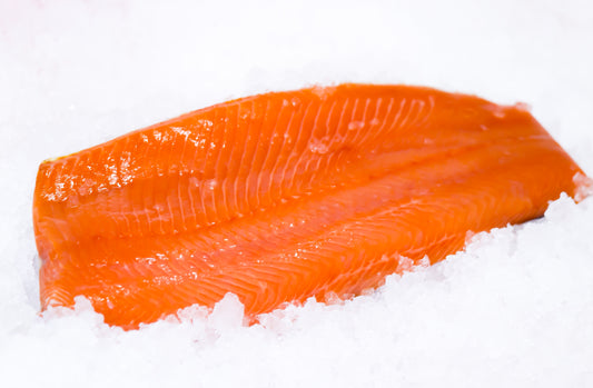 Tiroler "lachsrote" FORELLENFILET kaltgeräuchert 220 - 260gr