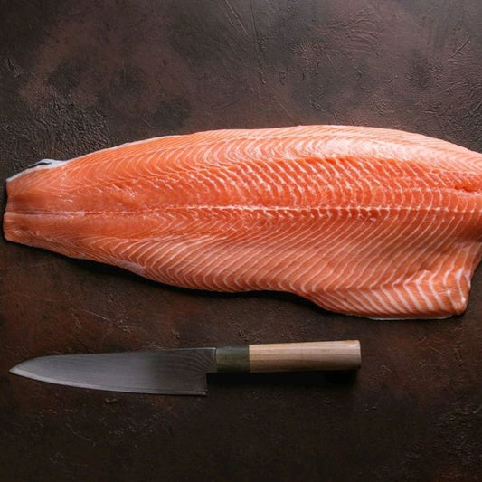 GROßE ECOLACHS FILETS - der wohl nachhaltigste Lachs "Sushiqualität" 1,2-1,3 kg