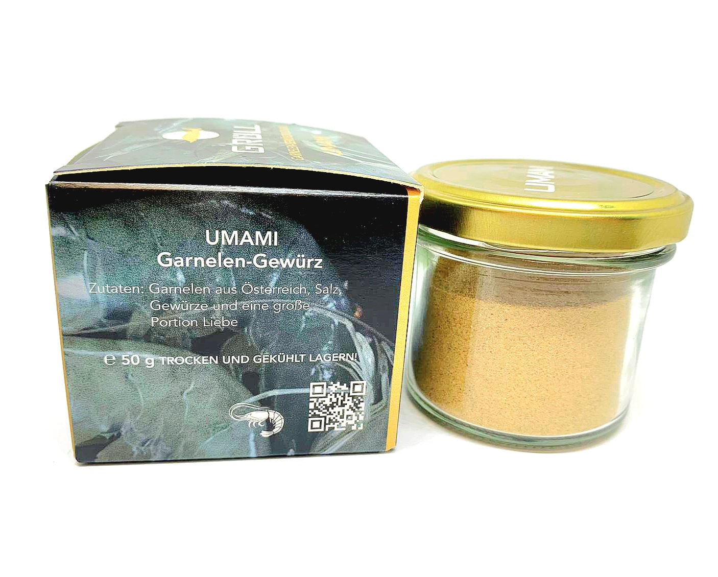 UMAMI - Garnelengewürz (getrocknete Alpengarnelen) 50g