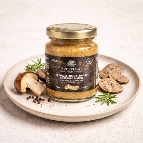 Steinpilz- und weiße Trüffelcreme 80 g Glas