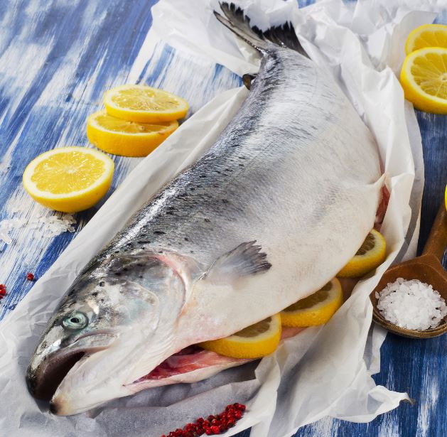 ECOLACHS ganz - der wohl nachhaltigste Lachs " Sushiqualität" 3 - 3,5 kg/Fisch