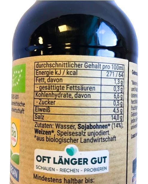 BIO - SOJASAUCE 250 ml